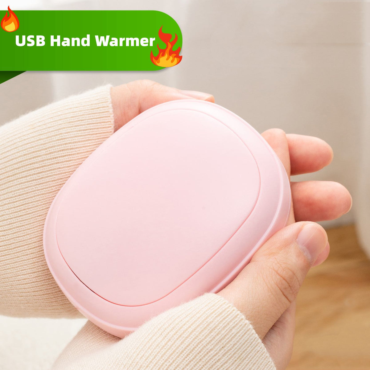 Rechargeable Pocket Hand Warmer, 3 Heat Levels