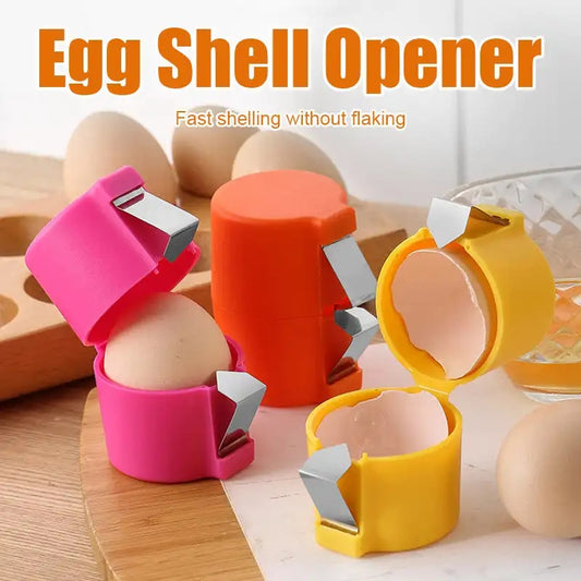 Press-Release Egg Cracker and Separator