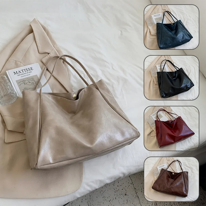 Large Soft PU Shoulder Bag (photo 6)