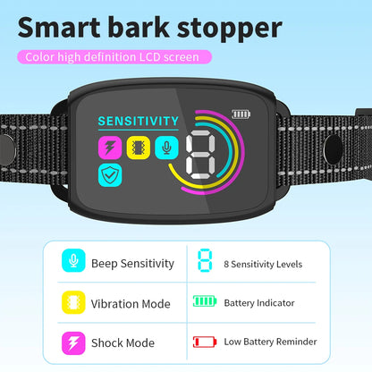 Rechargeable Bark Control Collar with Digital Display (photo 3)