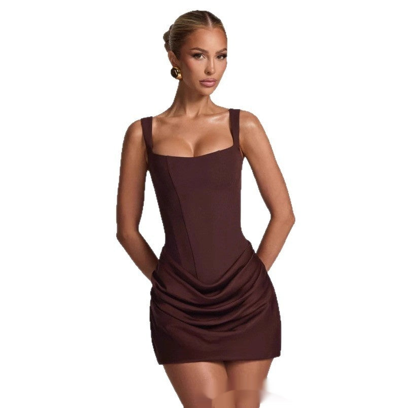 Women's Sleeveless Corset Mini Dress (photo 11)