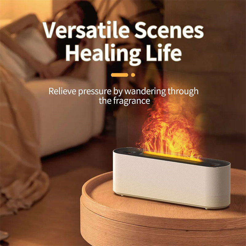 Flame Humidifier and Aroma Diffuser with 7 Colors (photo 7)