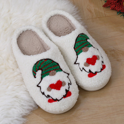 Cartoon Santa Plush House Slippers (photo 7)