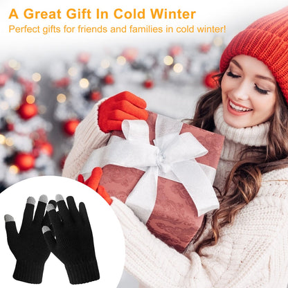 Unisex Touchscreen Knit Gloves (photo 2)