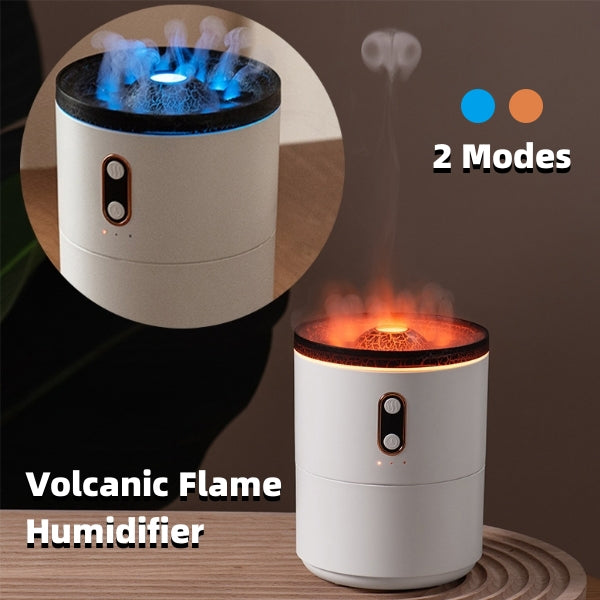 Volcano Flame Humidifier and Aroma Diffuser with Timer
