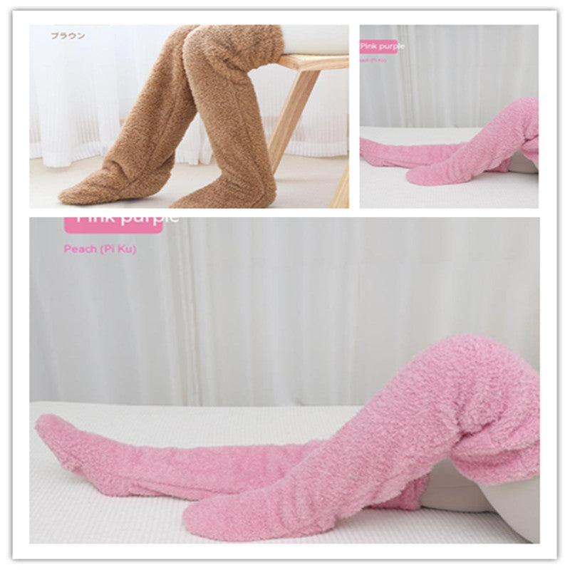 Over-the-Knee Fuzzy Long Socks (photo 36)