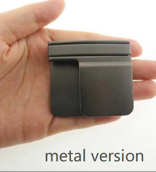 No-Belt Waistband Tightening Buckle, Metal or ABS – Black, Metal