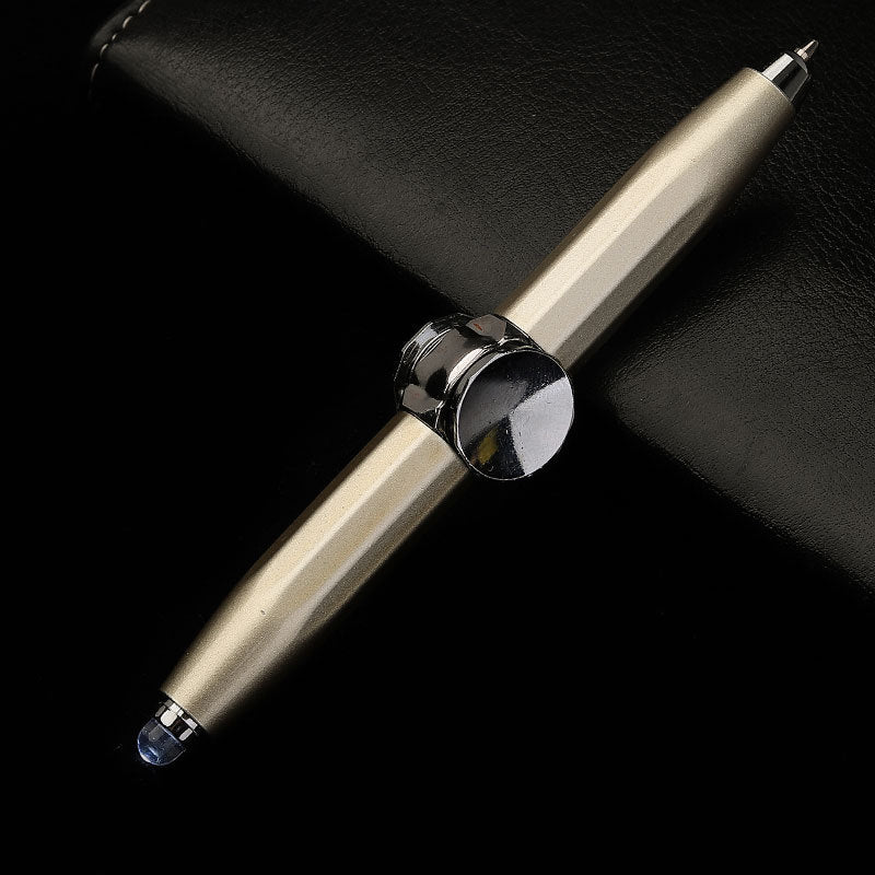 LED Spinning Top Metal Ballpoint Pen (photo 14)