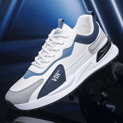 Men's Colorblock Mesh Lace-Up Sneakers