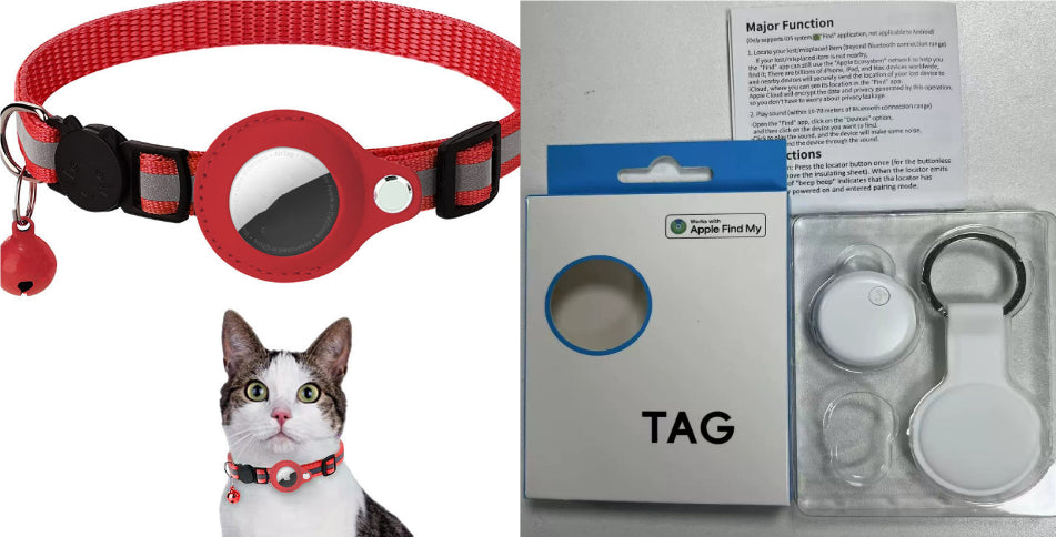 Reflective Pet Collar with AirTag Holder (photo 23)