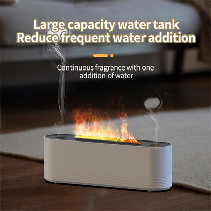 Flame Humidifier and Aroma Diffuser with 7 Colors (photo 2)