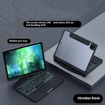 360° Rotating Clear Keyboard Case for iPad with Trackpad (photo 21)