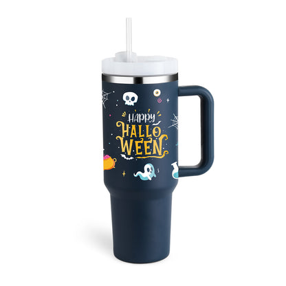 40 oz Insulated Stainless Steel Tumbler with Handle, Lid and Straw (photo 29)