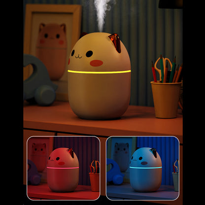 Cute Cat USB Mini Humidifier with LED Light (photo 4)