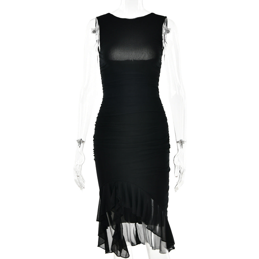 Women's Sleeveless Bodycon Midi Dress (photo 14)