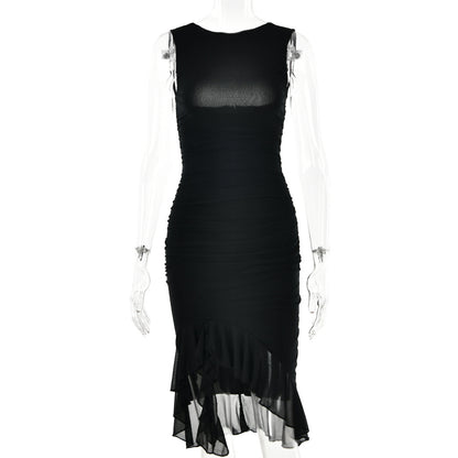 Women's Sleeveless Bodycon Midi Dress (photo 14)