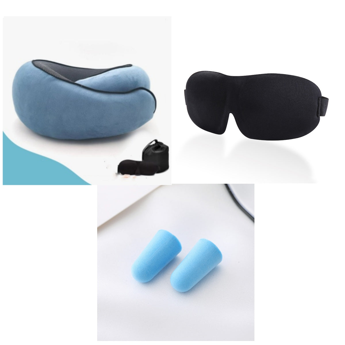 Memory Foam U-Shaped Travel Neck Pillow (photo 37)