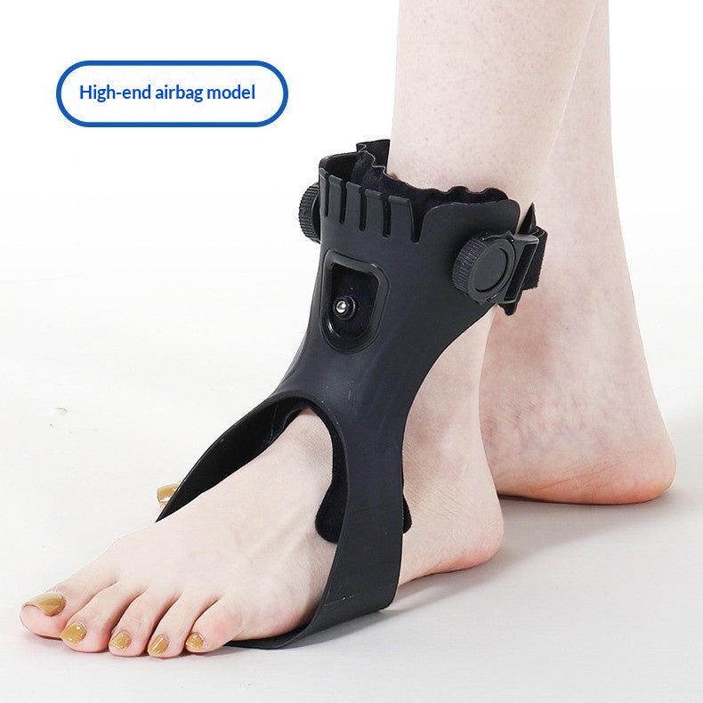 Adjustable Ankle and Foot Brace with Air Cushion and Dial Strap