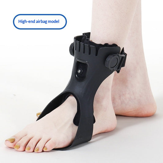 Adjustable Ankle and Foot Brace with Air Cushion and Dial Strap