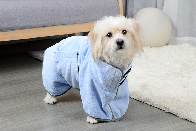 Microfiber Pet Bathrobe Towel (photo 15)