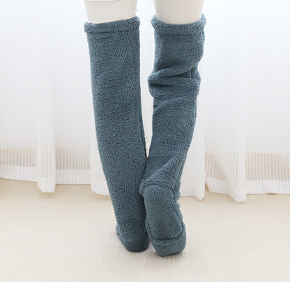 Over-the-Knee Fuzzy Long Socks (photo 7)