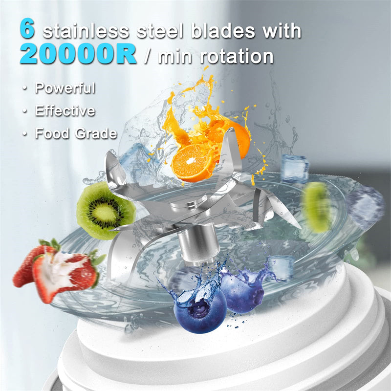 USB Rechargeable Portable Blender, 600 ml (photo 2)
