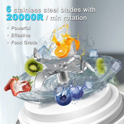 USB Rechargeable Portable Blender, 600 ml (photo 2)