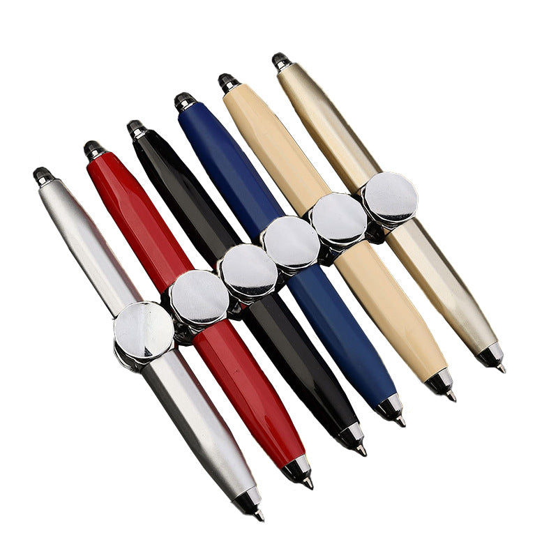 LED Spinning Top Metal Ballpoint Pen (photo 16)