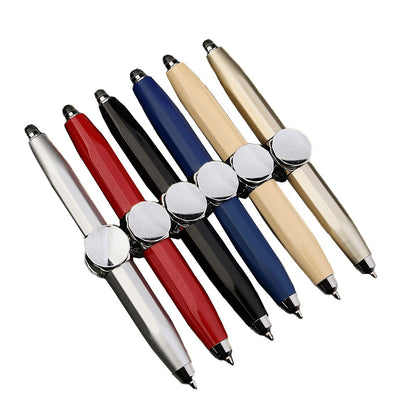 LED Spinning Top Metal Ballpoint Pen (photo 16)
