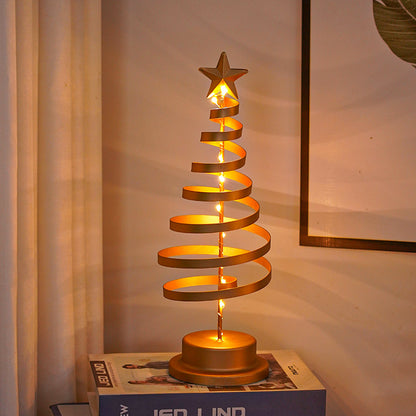 LED Metal Christmas Tree Table Light (photo 9)