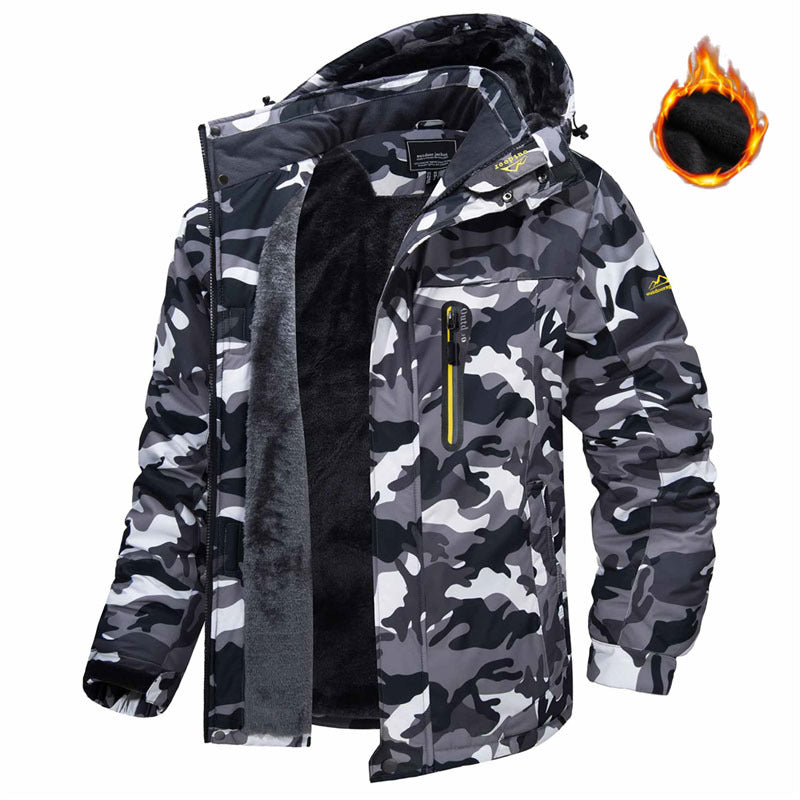 Men's Fleece-Lined Hooded Parka Jacket (photo 6)