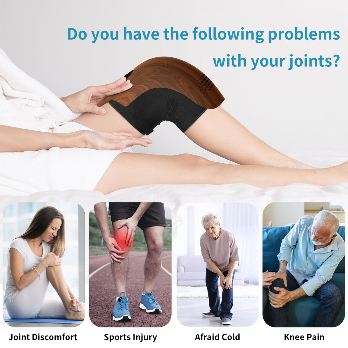 Rechargeable Heated Knee Massager with Vibration (photo 10)