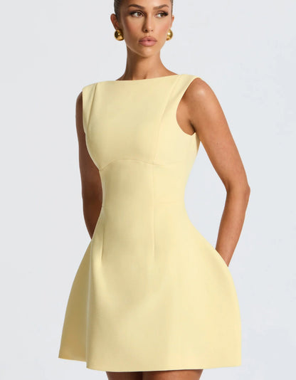 Women's Backless Sleeveless Bodycon Mini Dress (photo 17)