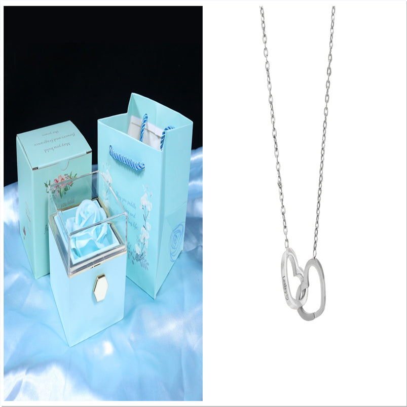 Rotating Soap Rose Jewelry Gift Box (photo 24)