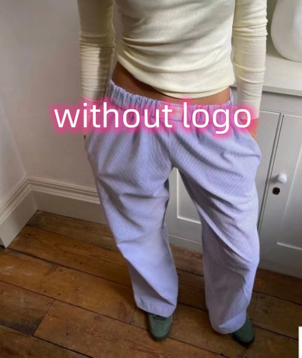 Women's Striped High-Waist Wide-Leg Pants (photo 22)