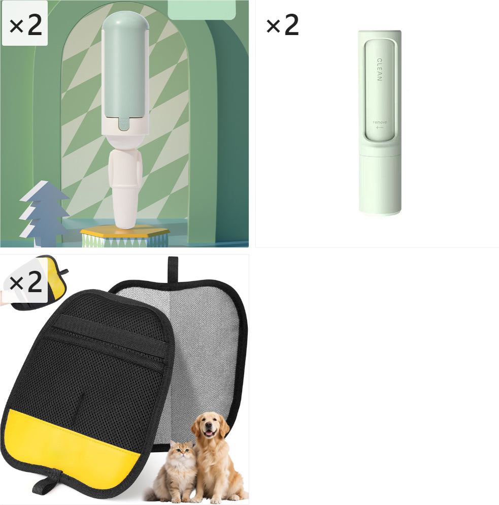 Reusable Pet Hair Remover Roller, 1 to 3 Pack – Set1
