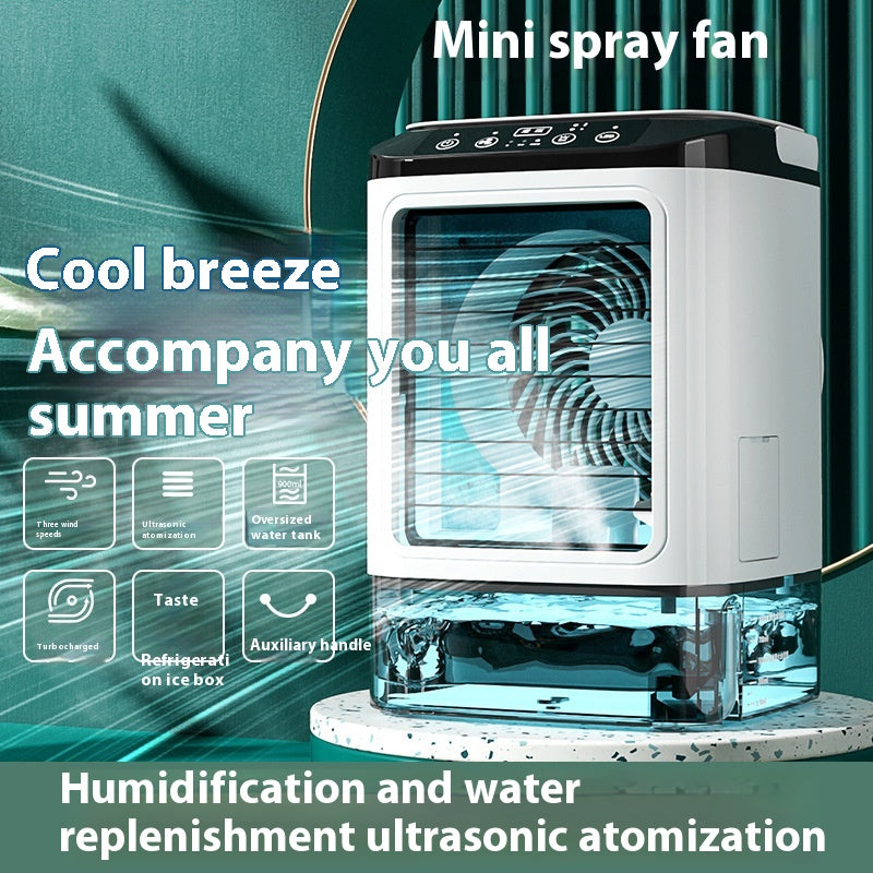 Desktop Mist Air Cooler Fan with Dual Spray, USB (photo 2)