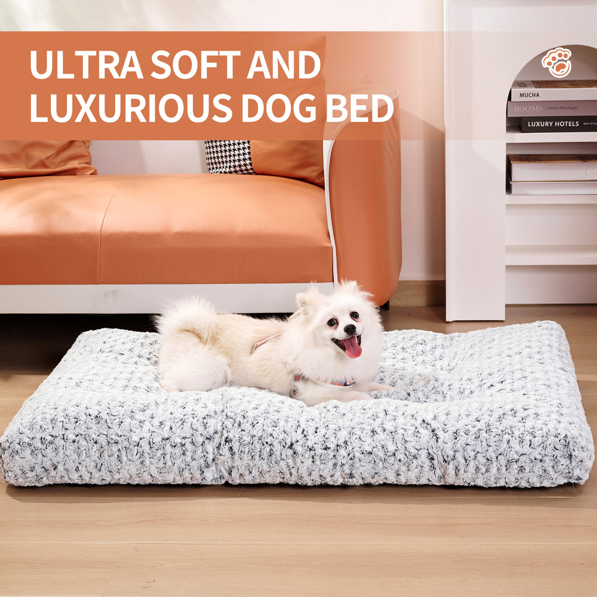 Thick Velvet Dog Bed Mat (photo 2)