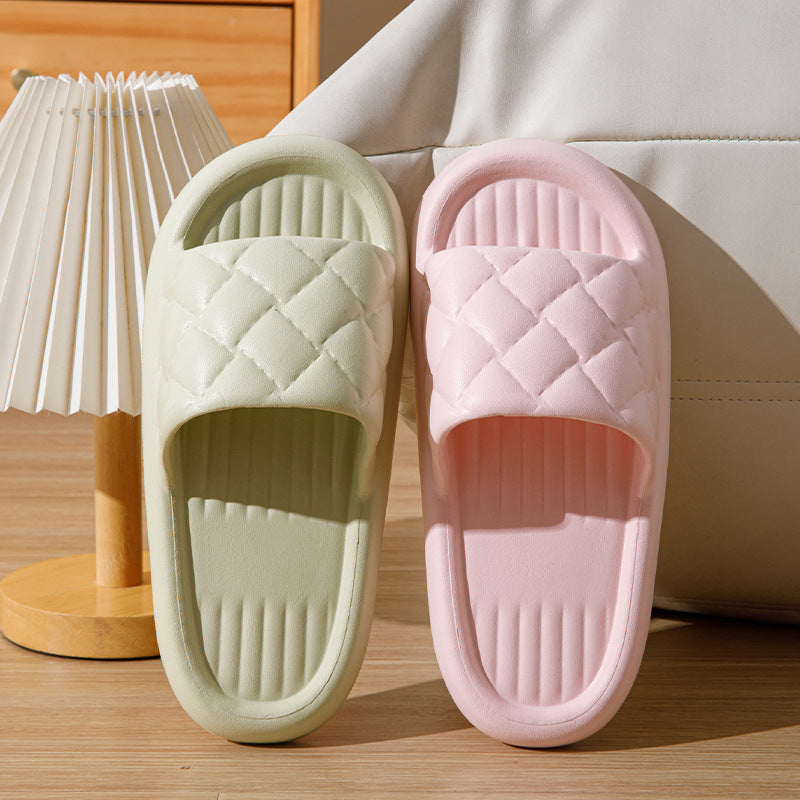 Rhombus Pattern EVA House Slippers (photo 3)