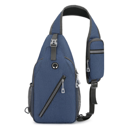 Men's Oxford Cloth Crossbody Chest Bag (photo 11)