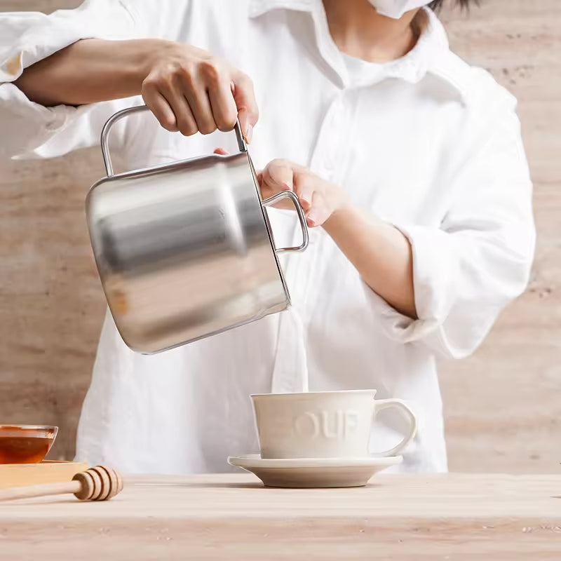 2 L Stainless Steel Oil Filter Pot with Strainer (photo 4)