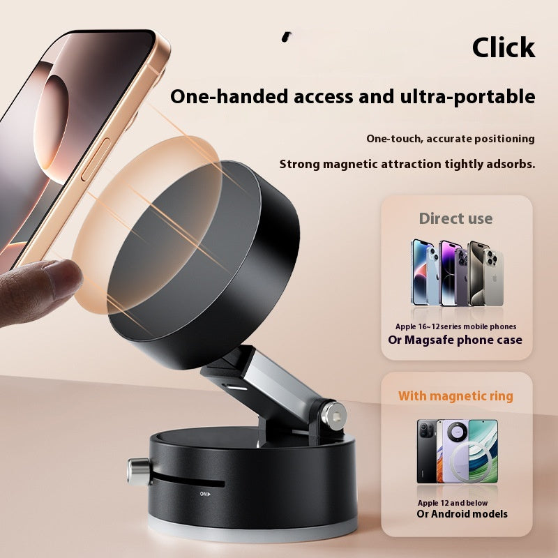 Foldable Magnetic Suction Cup Phone Holder (photo 4)