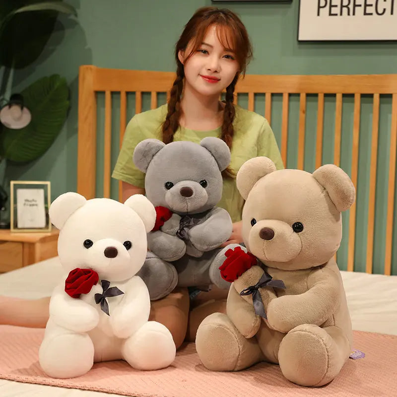 Rose Teddy Bear Plush (photo 3)