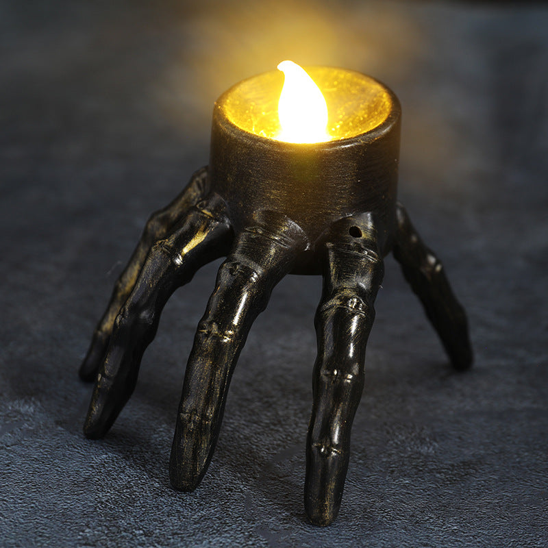 Halloween Skull and Finger LED Candle Lantern (photo 5)