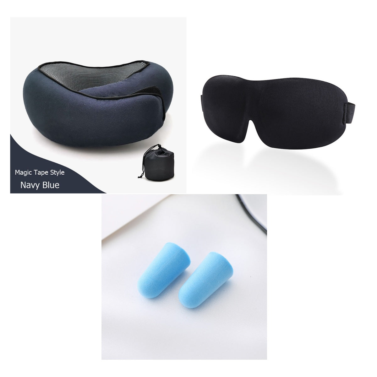 Memory Foam U-Shaped Travel Neck Pillow (photo 33)
