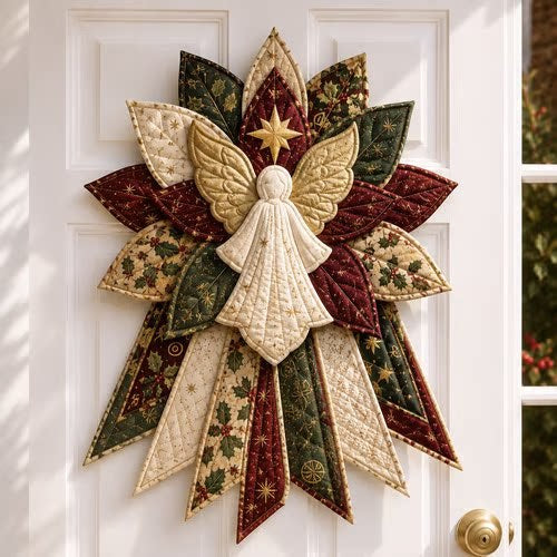 Quilted Patchwork Fabric Craft Piece, Holiday and Animal Designs (photo 4)