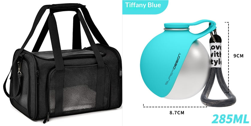 Portable Dog Water Bottle with Waste Bag Dispenser (photo 17)