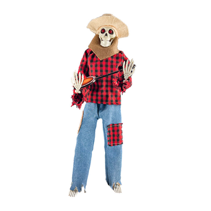 Halloween Skeleton Guitarist Decoration (photo 13)