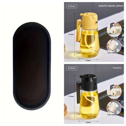 2-in-1 Glass Oil Sprayer and Pourer, 470 ml (photo 25)