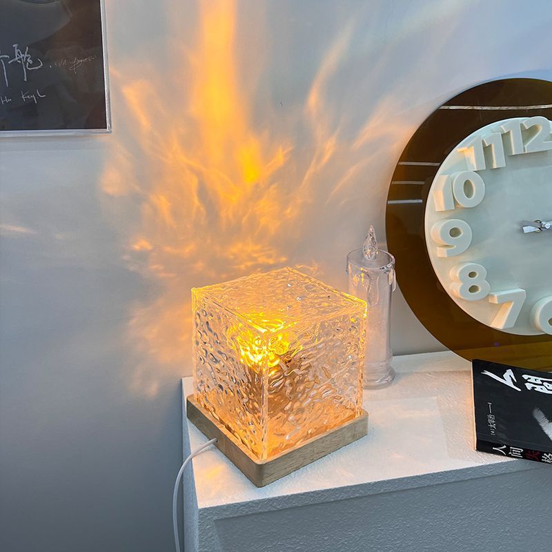 16-Color Water Ripple Crystal Night Lamp with Remote (photo 2)